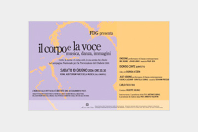 Spettacolo “Il corpo e la voce”
